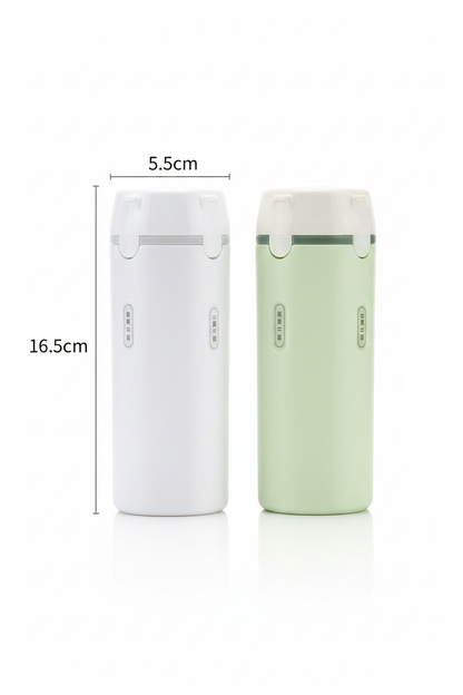 Botellas con medidas - Fondo blanco