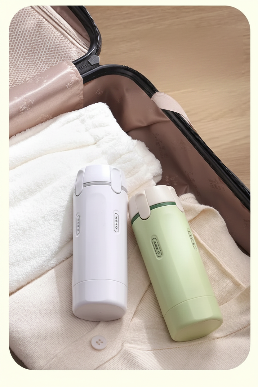 Travel Bottles in Suitcase - Professional